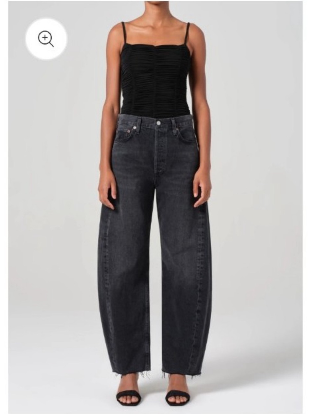 Agolde Luna High Rise black jeans size 28 - Picture 10 of 12